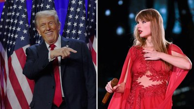 Donald Trump PRZYWIATANY OWACJAMI, a Taylor Swift WYGWIZDANA na Super Bowl!