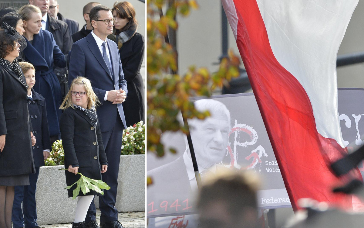 Pogrzeb Kornela Morawieckiego