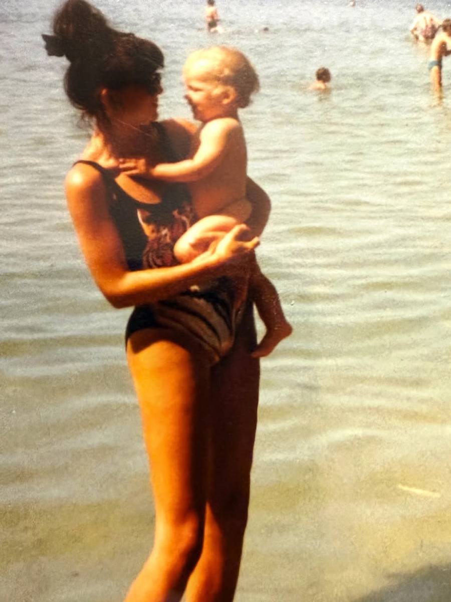 Ewa Minge w młodości, fot. Instagram