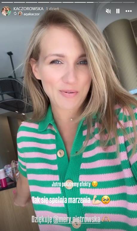 Agnieszka Kaczorowska, fot. Instagram