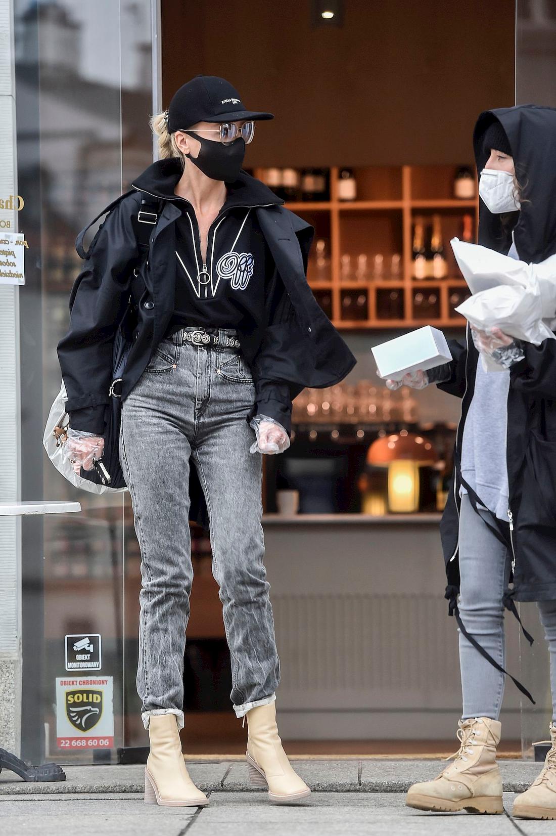 Agnieszka Woźniak-Starak na zakupach