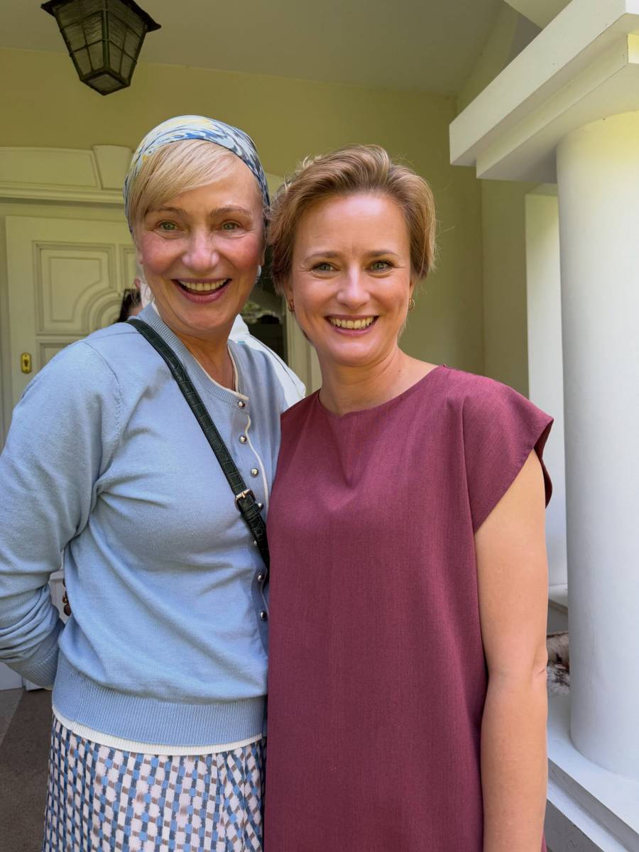 Katarzyna Żak, Marta Chodorowska i Anna Iberszer na planie "Rancza"/fot. Instagram