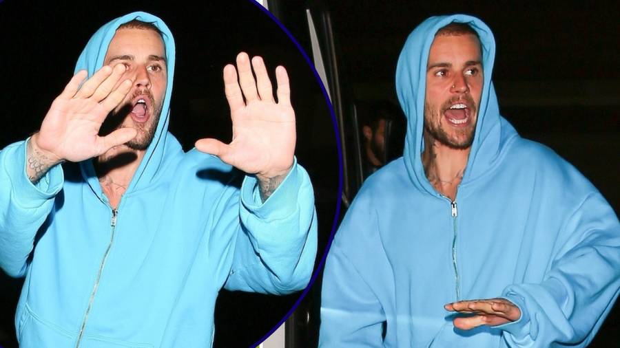 Justin Bieber stracił panowanie nad sobą.Krzyczał, nie zważając na tłum