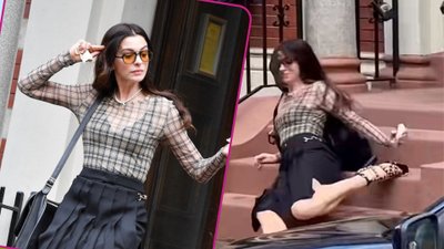 Anne Hathaway zaliczyła groźny upadek na planie „Diabeł ubiera się u Prady 2”. Wszystko nagrały kamery (WIDEO)
