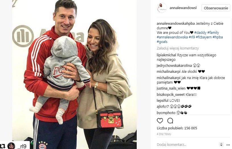 Awantura na Instagramie Lewandowskiej – poszło o Klarę
