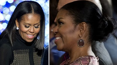 Do sieci wyciekło zdjęcie Michelle Obamy w NATURALNYCH włosach