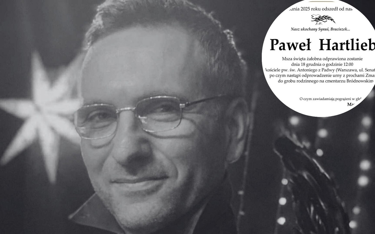 Pogrzeb Pawła Hartlieba. Wzruszające pożegnanie aktora. Urna zadziwia