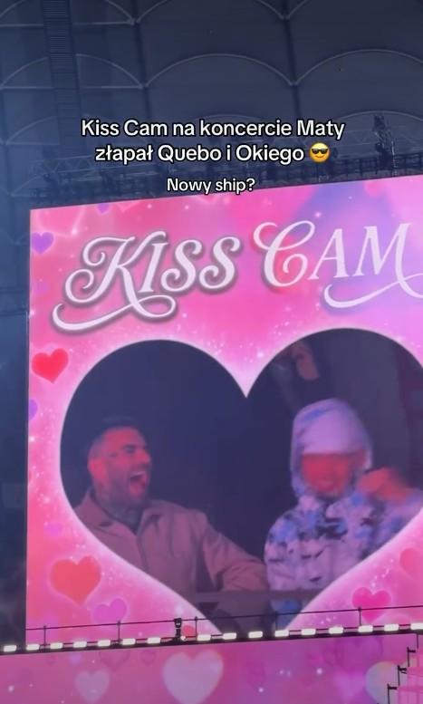 Quebonafide i Oki przyłapani na pocałunku! fot. Instagram