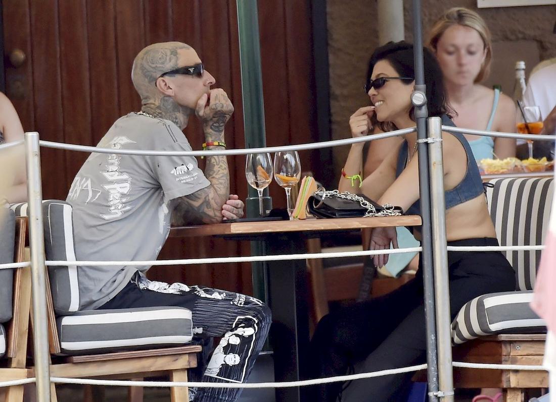 Kourtney Kardashian i Travis Barker w Portofino