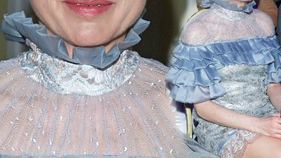 Ta gwiazda wyszła z domu i pomyliła epoki!