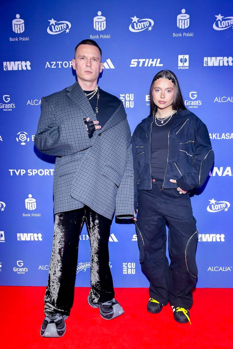 Gala Ekstraklasy 2025. Paulina Chylewska, Bart i Nicole Pniewski, Efthymis Koulouris z ukochaną w ciąży…