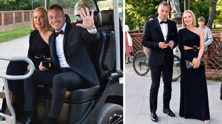 Gwiazdy na balu charytatywnym. Kurdej-Szatan, Edyta Pazura, Rafał Zawierucha z piękną żoną