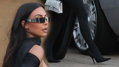 OMG! Kim Kardashian SZOKOWAŁA strojem na kolacji z mamą (ZDJĘCIA)