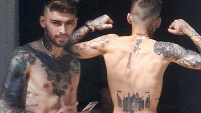 Porzucony Zayn Malik topless (ZDJĘCIA)
