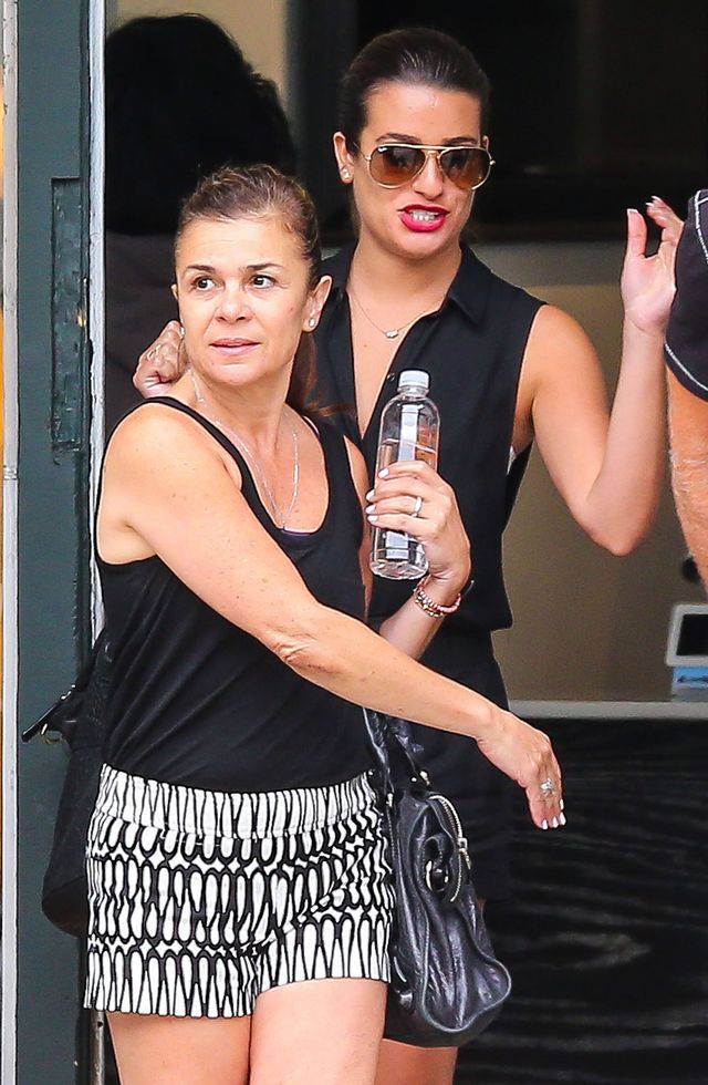 Lea Michele z mamą na zakupach