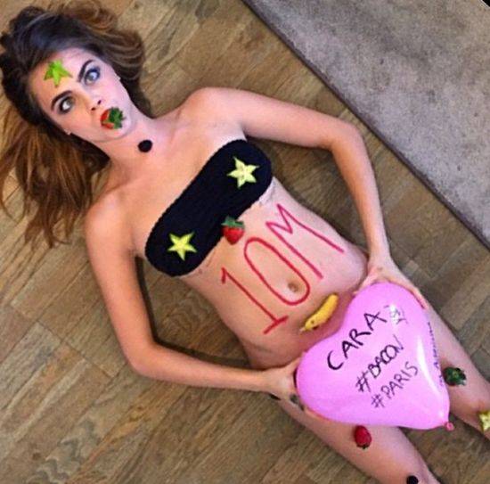 Tymczasem na Instagramie Cary Delevingne