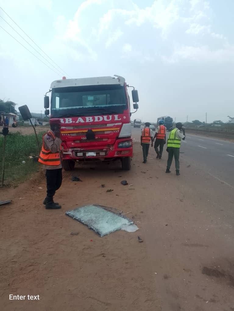Wypadek Anthony'ego Joshua, fot. Federal Road Safety Corps Nigeria