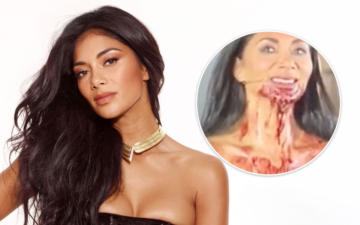 Umazana krwią Nicole Scherzinger w obcisłym lateksie szokuje na West Endzie (ZDJĘCIA)