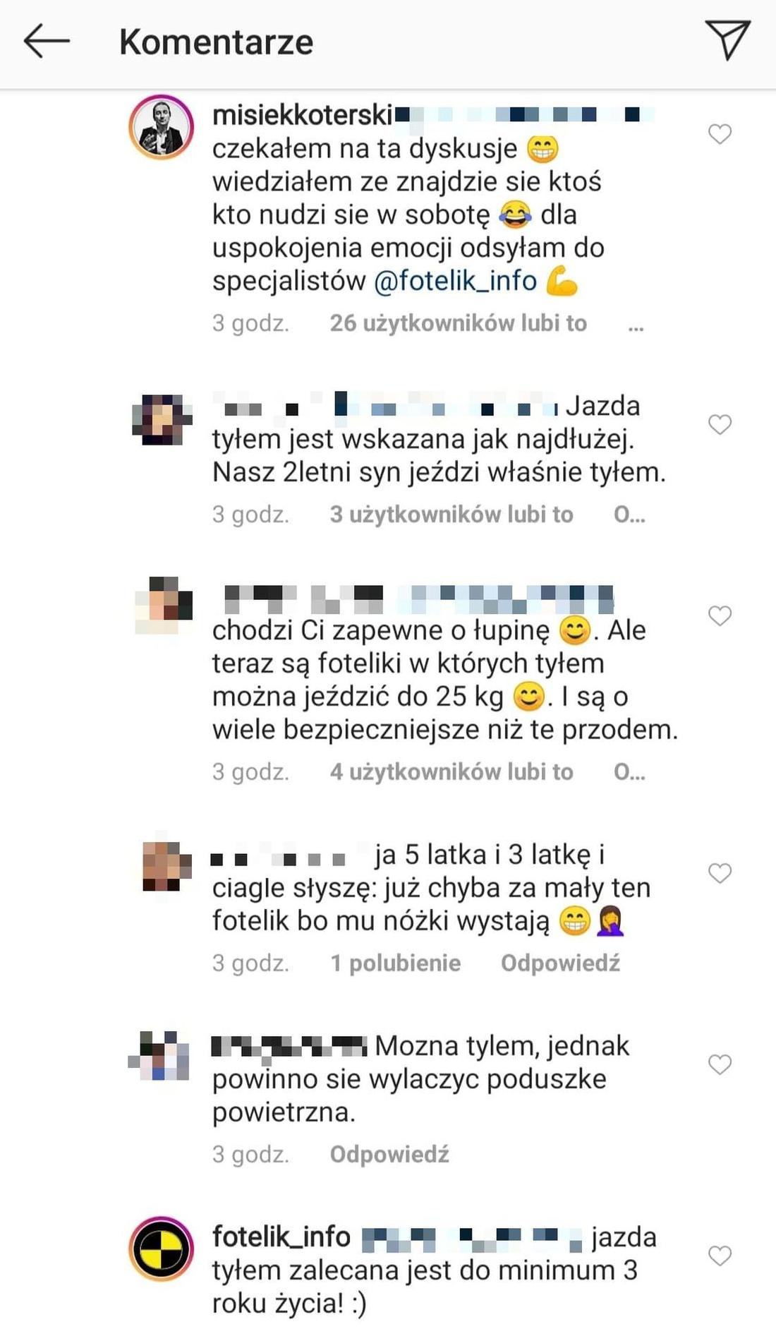 Misiek Koterski wozi syna na przednim fotelu w aucie