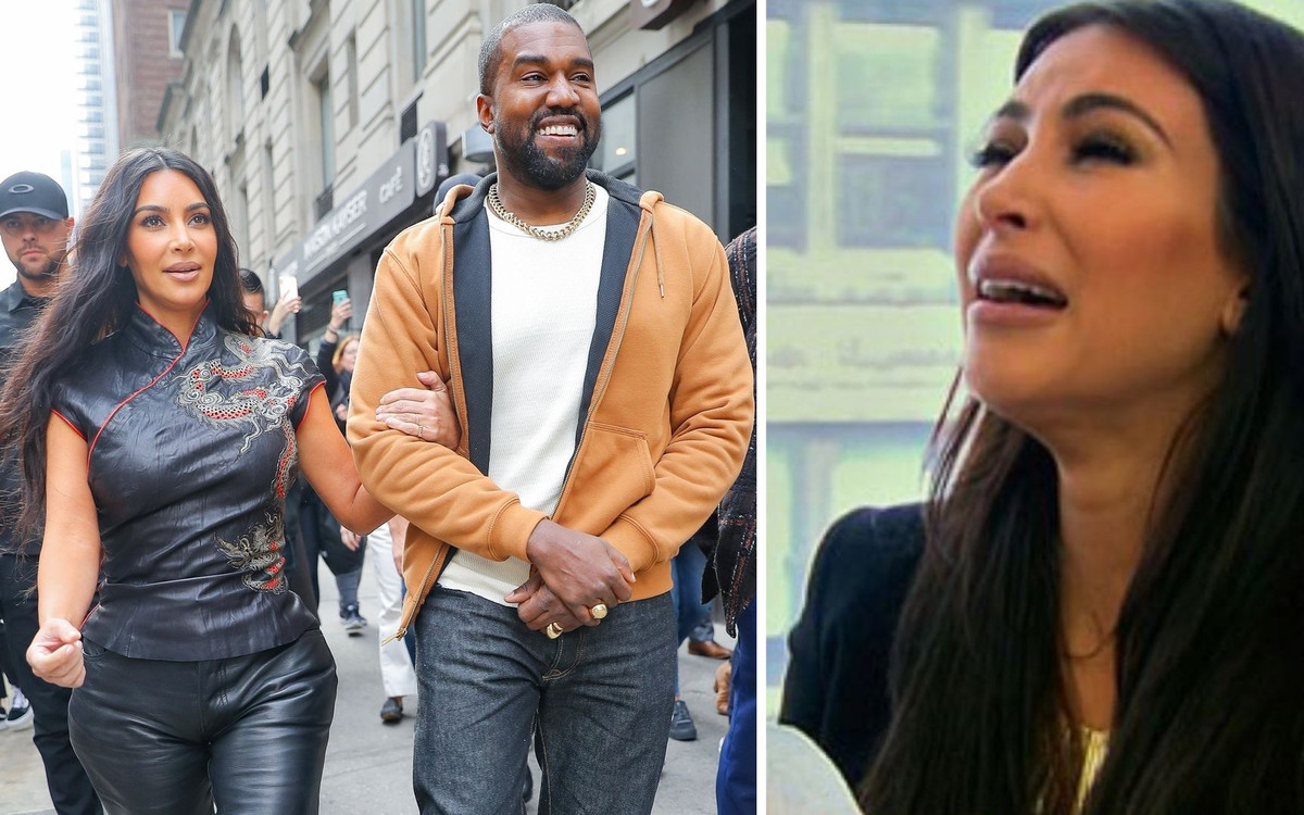 Cała we łzach Kim Kardashian przyłapana na KŁÓTNI z mężem. Gwiazda już nie ma siły
