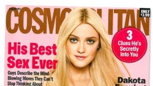 Dakota Fanning na okładce Cosmopolitan (FOTO)