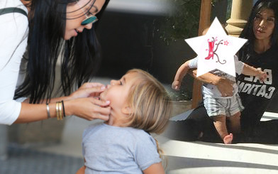 Kourtney Kardashian pozuje z najmłodszym synkiem (Instagram)