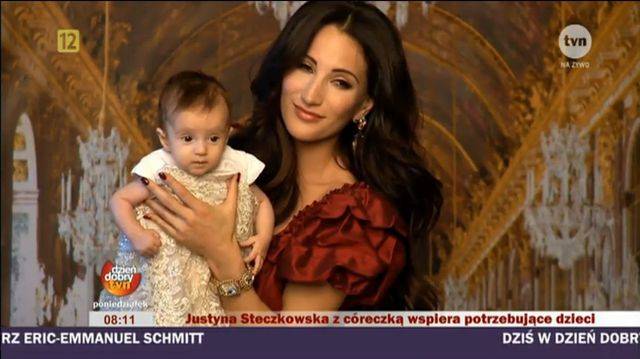 Justyna Steczkowsja i jej córeczka Helenka na okładce Gali