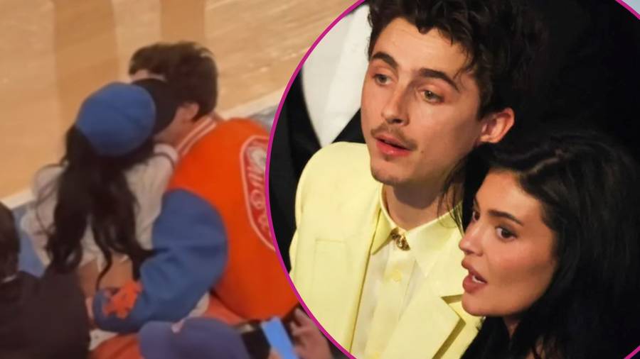 Kylie Jenner i Timothée Chalamet razem na meczu. Nagrania obiegły internet