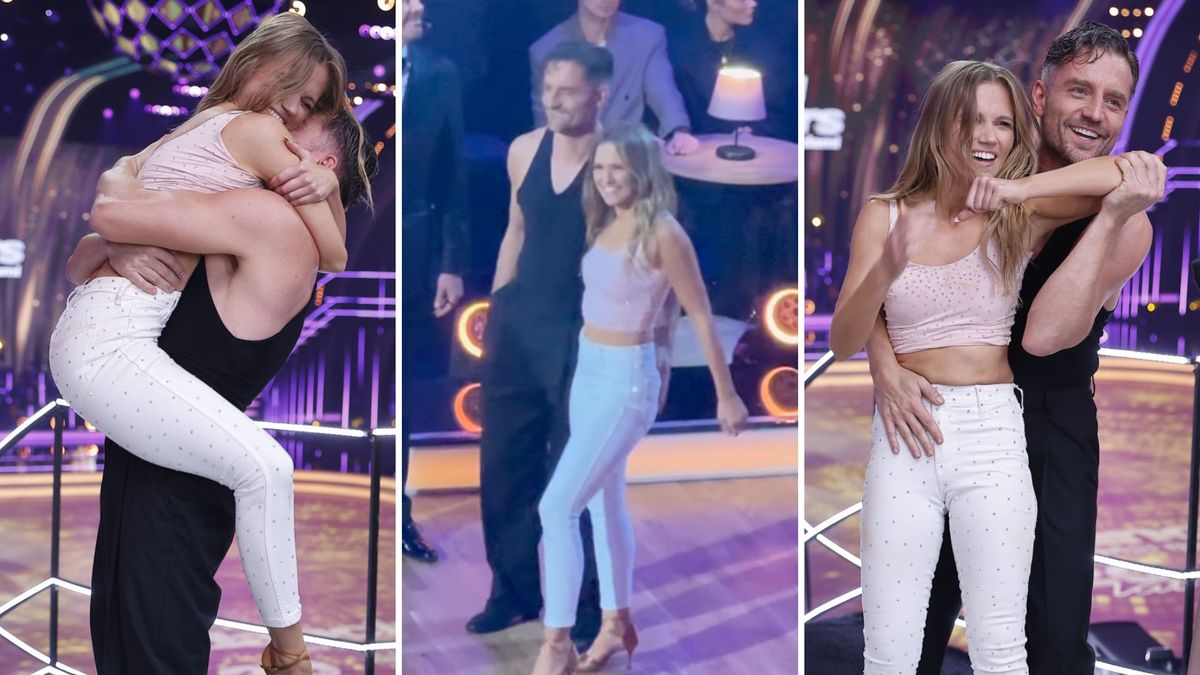 Agnieszka Kaczorowska i Marcin Rogacewicz w "Tańcu z gwiazdami"