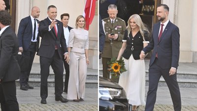 Marta Nawrocka i Paulina Kosiniak Kamysz na obchodach Święta Wojska Polskiego (ZDJĘCIA)