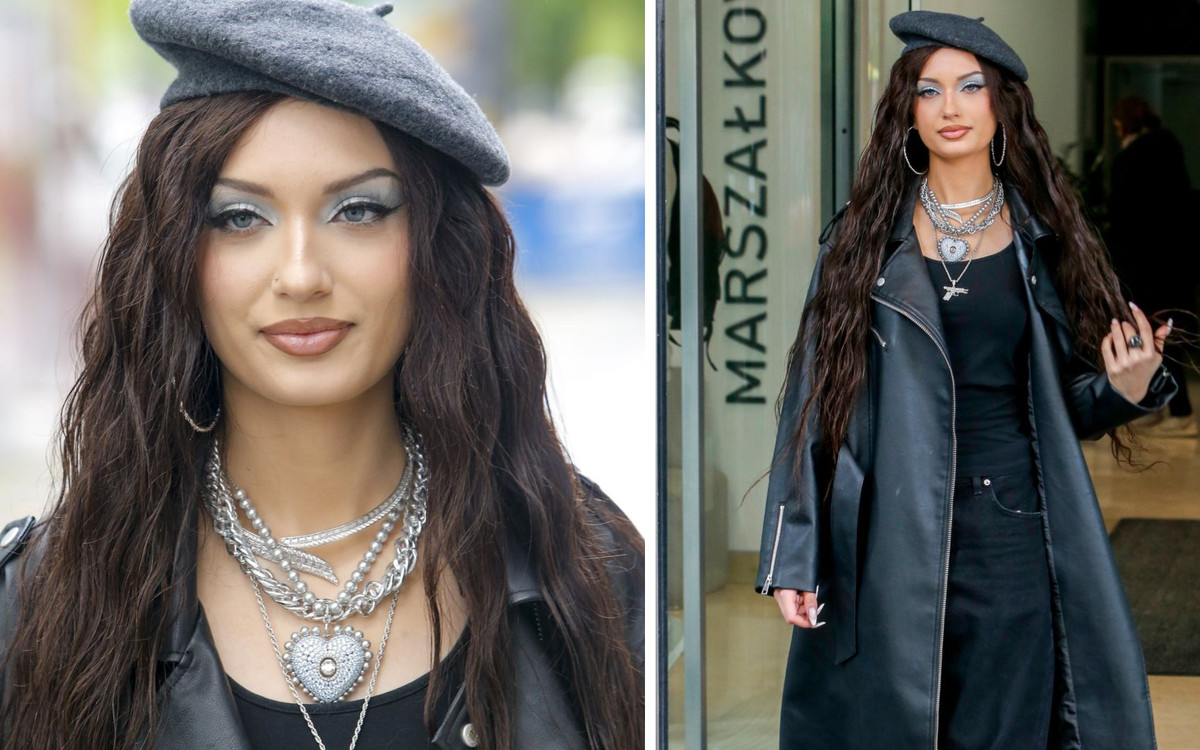 Co za wybór!? Viki Gabor w MROCZNEJ stylizacji wkroczyła do studia “Dzień Dobry TVN” (FOTO)