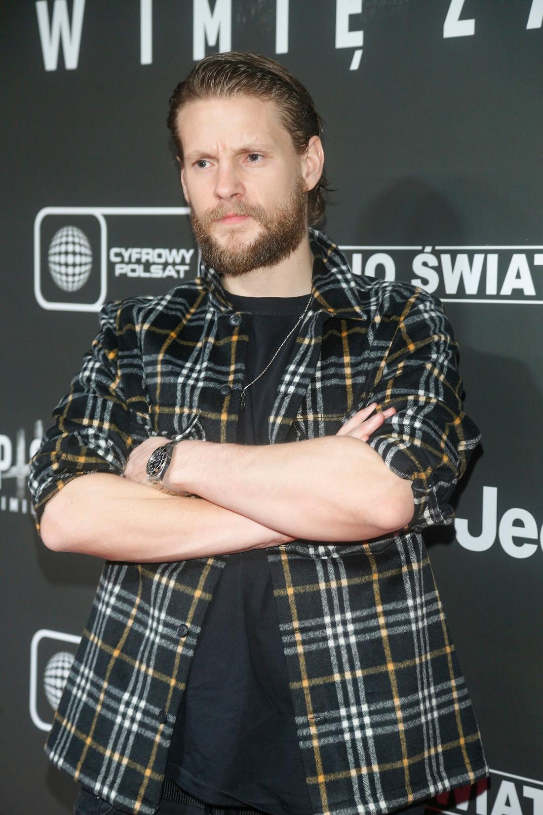 Sebastian Fabijański na ściance