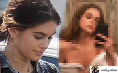 15-letnia Kaia Gerber zmieszana z błotem za PÓŁNAGIE zdjęcie na Insta!