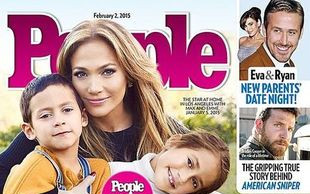 Jennifer Lopez z dziećmi na okładce People (FOTO)