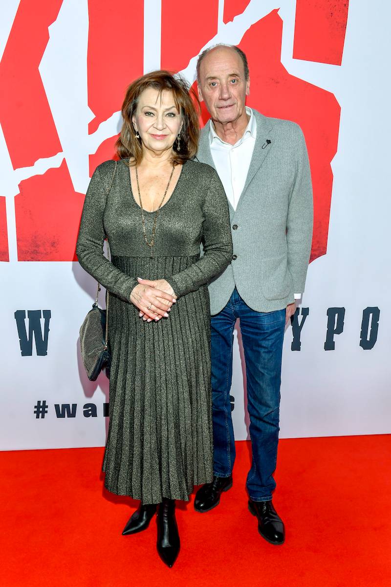 Premiera filmu “Kos”. Agnieszka Grochowska, Jacek Braciak, Katarzyna Warnke w kucyku