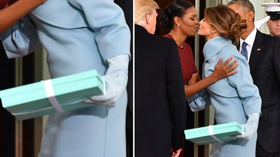 Michelle Obama zdradziła, CO BYŁO w pudełku, które dostała od Melanii Trump