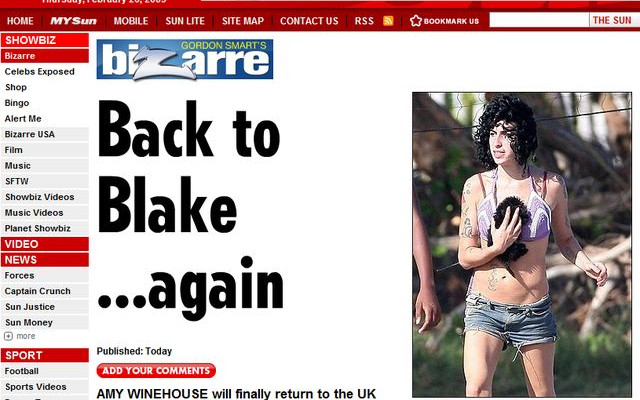Amy Winehouse wraca do Blake’a