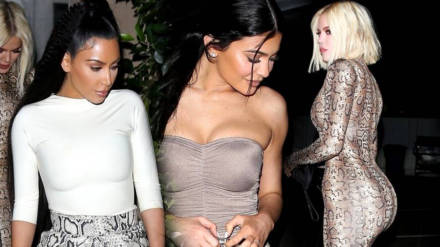 Kim, Kylie, Khloe i Kourtney na kolacji – zobaczcie ich stylówki!