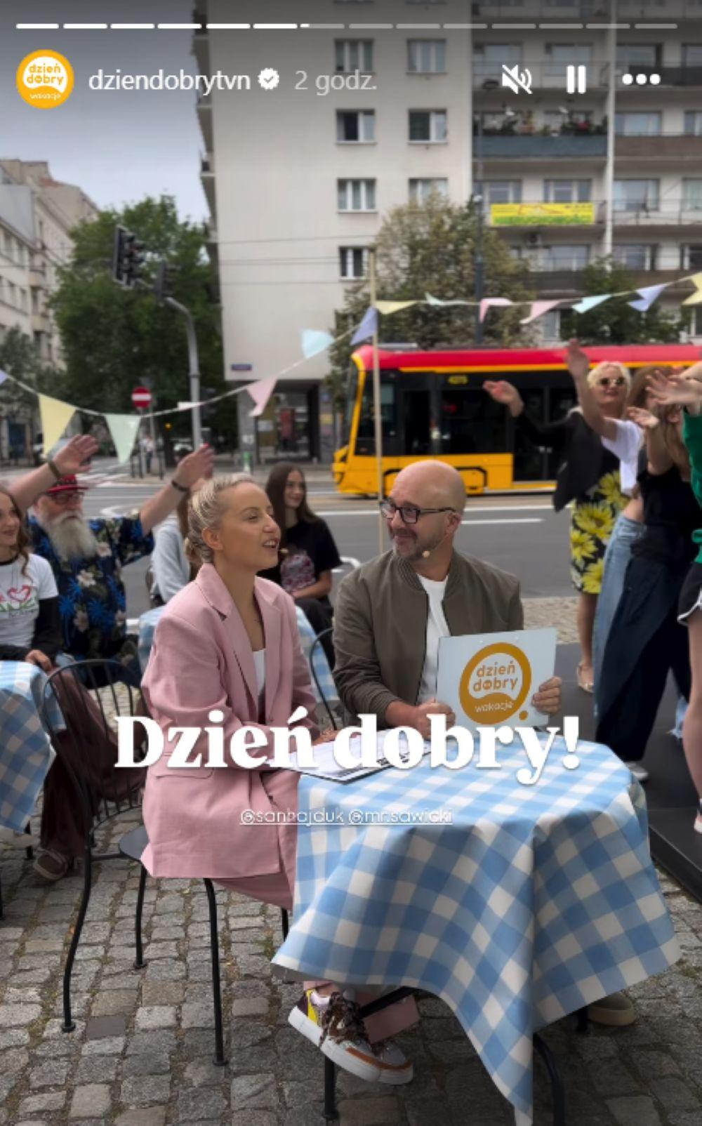 Sandra Hajduk-Popińska i Marcin Sawicki/fot. Instagram
