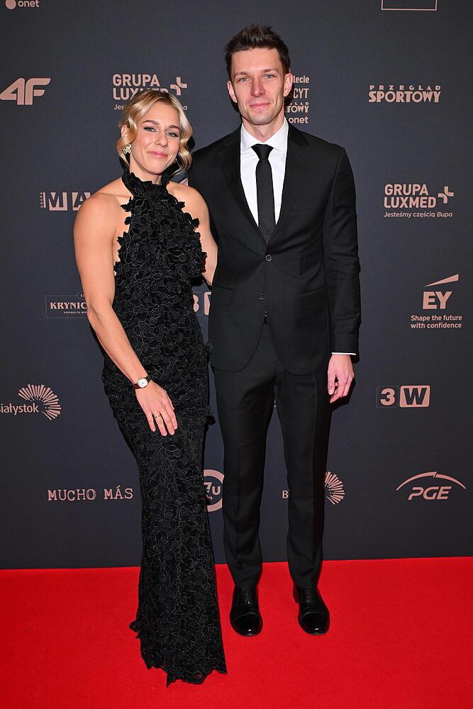 Aleksandra Mirosław z mężem - Gala Mistrzów Sportu 2026, fot. KAPiF