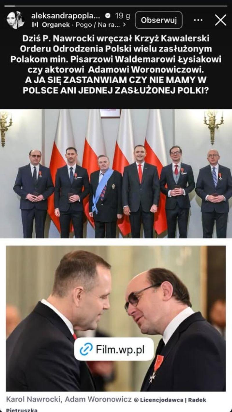 Aleksandra Popławska, fot.: Instagram