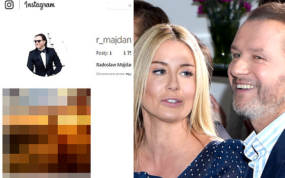 Radosław Majdan założył konto na Instagramie
