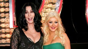 Cher i Christina Aguilera na premierze Burlesque (FOTO)