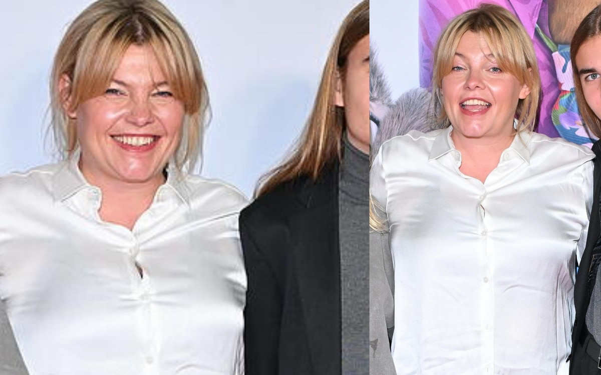 Ania Dąbrowska z dziećmi na premierze. Pierwszy raz zabrała nastolatków na event