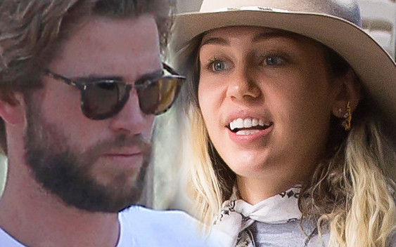 Liam Hemsworth wrzucił do sieci selfie z całującą go Miley