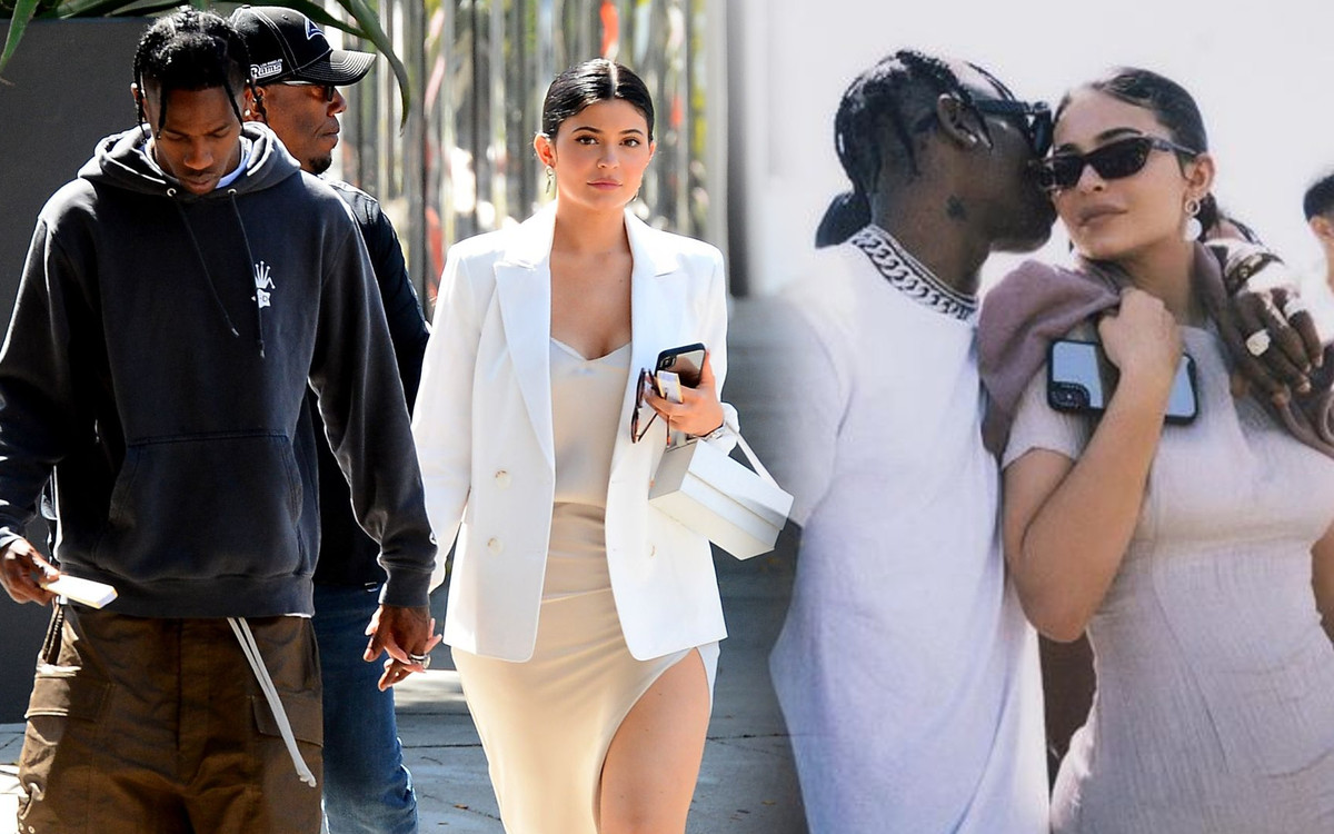 WOW! Kylie Jenner celebruje urodziny swego chłopaka, Travisa Scotta w NIETYPOWY sposób (ZDJĘCIA)