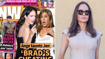 ALE PLOTA! Jolie zadzwoniła do Aniston, która jest w ciąży, żeby jej powiedzieć TO?!