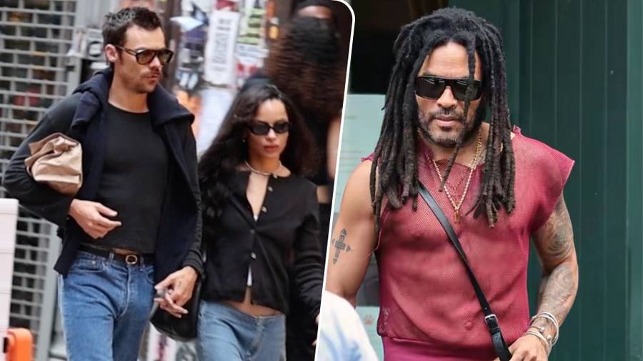 Zoë Kravitz przedstawiła nowego chłopaka swojemu ojcu! Harry Styles zjadł lunch z Lennym w Nowym Jorku
