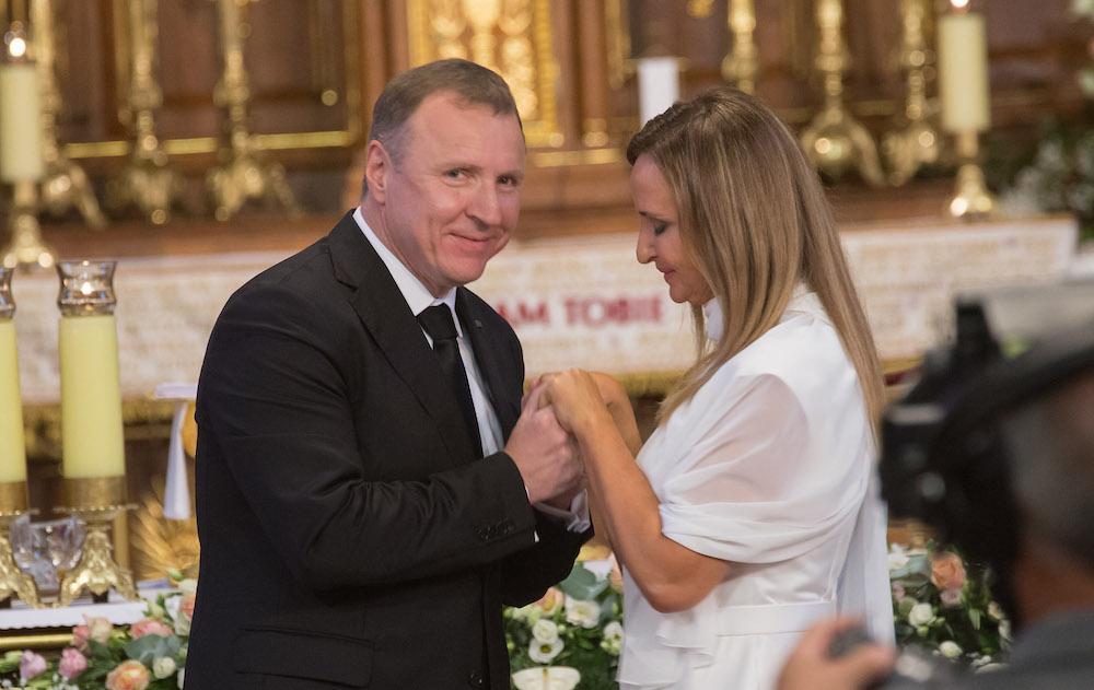 Ślub kościelny Jacka Kurskiego z Joanną Klimek Kurska