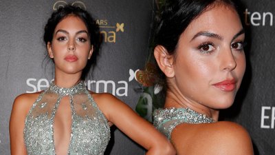 WOW! Cristiano Ronaldo ma szczęście. Georgina Rodriguez wyglądała ZJAWISKOWO na gali w Madrycie (ZDJĘCIA)